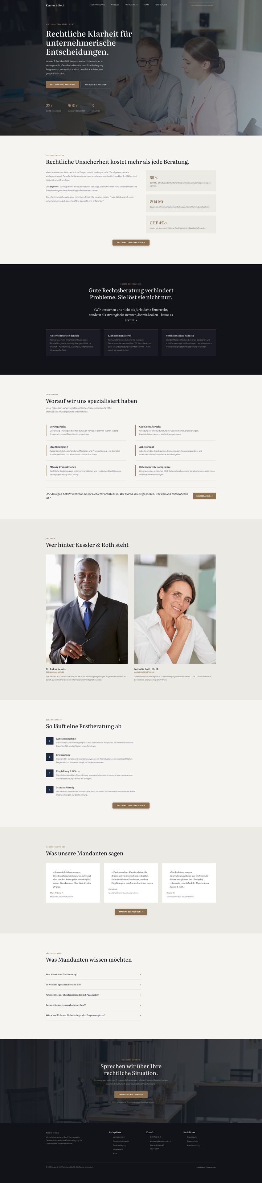 Designbeispiel Kanzlei