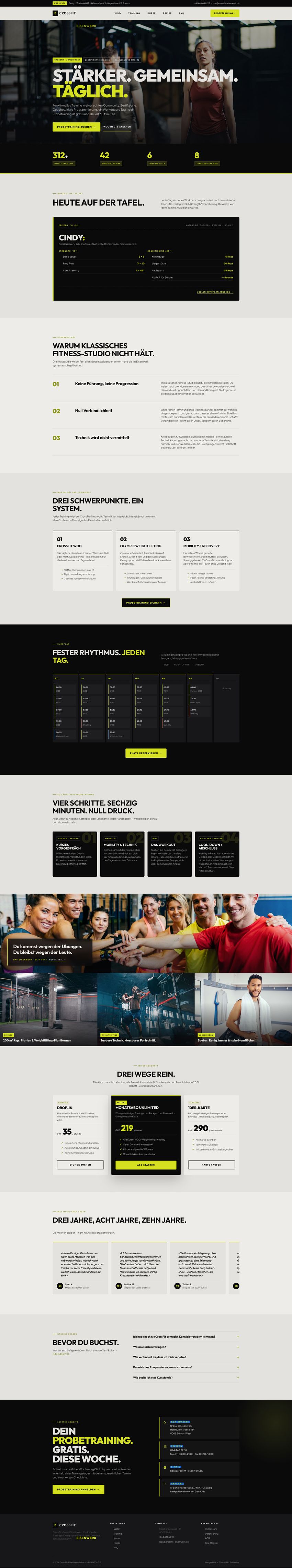 Designbeispiel CrossFit