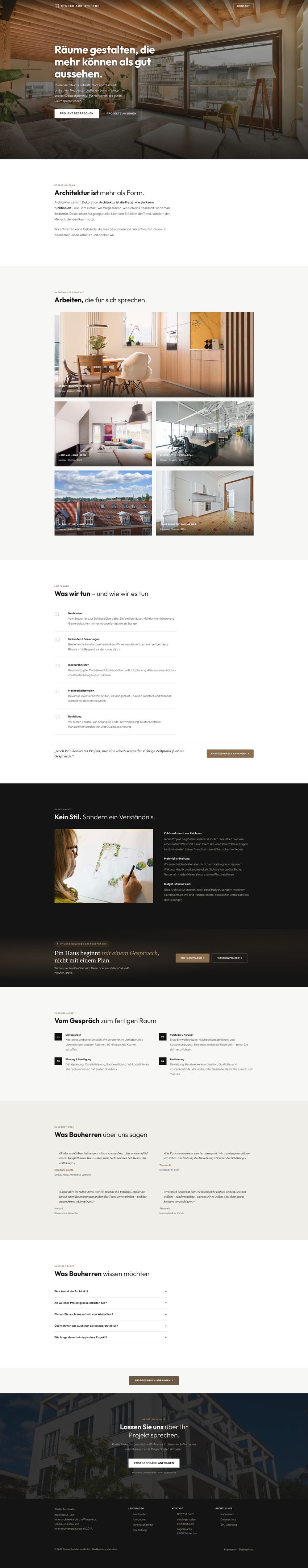Designbeispiel Architektur